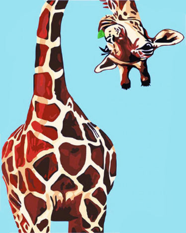 Schilderen op Nummer Giraffe PBN386